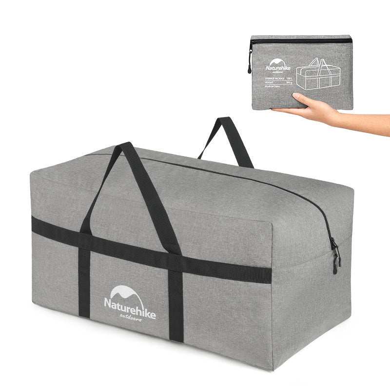 Outdoor Camping Equipment Storage Bag – Durable Plaid Oxford Cloth, 780x390x340mm, Casual Style for Gear Organization