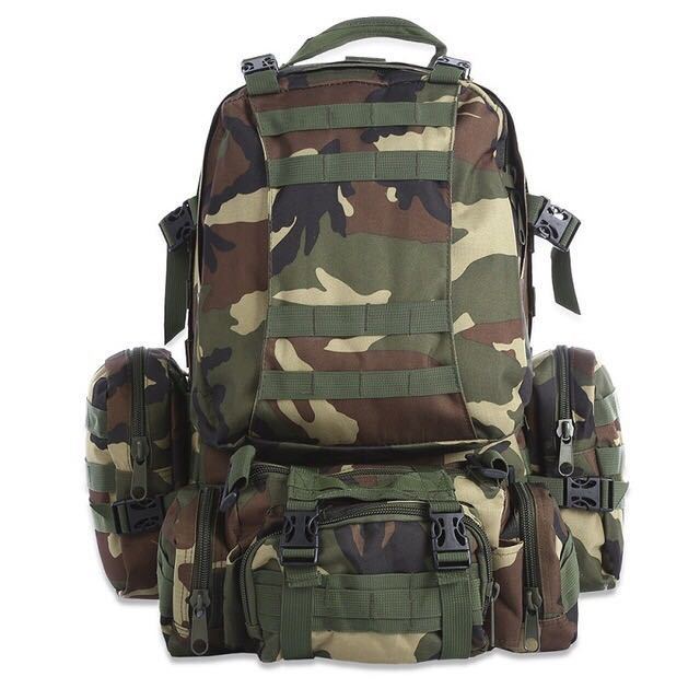 50L Waterproof Tactical Backpack for Camping & Hiking – Military-Grade Survival Gear, Molle System, Fall Outdoor Travel Ready