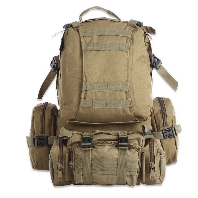 50L Waterproof Tactical Backpack for Camping & Hiking – Military-Grade Survival Gear, Molle System, Fall Outdoor Travel Ready