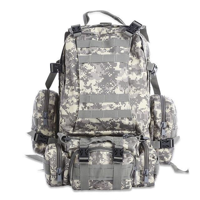 50L Waterproof Tactical Backpack for Camping & Hiking – Military-Grade Survival Gear, Molle System, Fall Outdoor Travel Ready