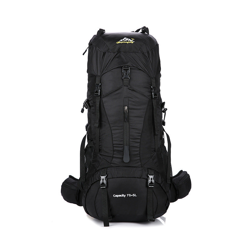 Professional Mountaineering Backpack – Large Capacity Outdoor Camping Bag with Zipper Pocket & Computer Sleeve, Gender-Neutral