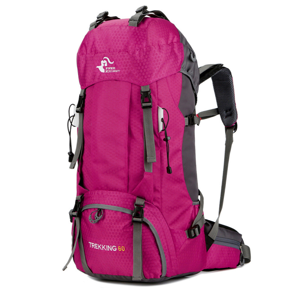 60L Waterproof Hiking & Mountaineering Backpack – Durable Oxford Material, Unisex Outdoor Gear for Camping & Climbing