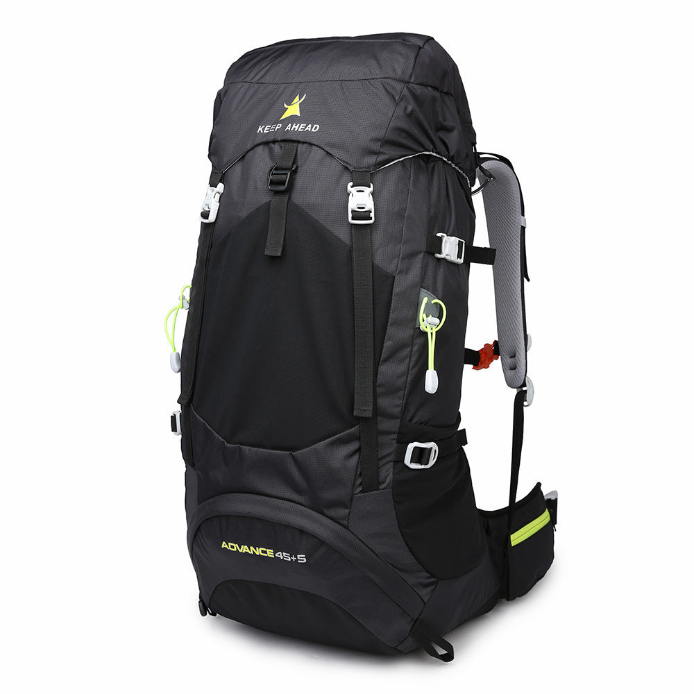 Waterproof Nylon Camping & Hiking Backpack – 55L Lightweight Unisex Outdoor Sports Bag for Running & Mountaineering