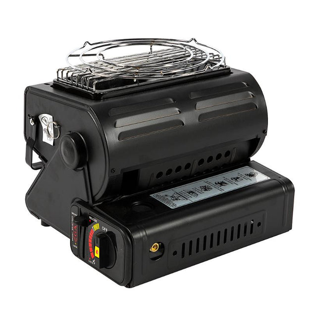 Multifunctional Tent Heater & Roasting Stove, Dual Gas Portable Heater for Outdoor Use