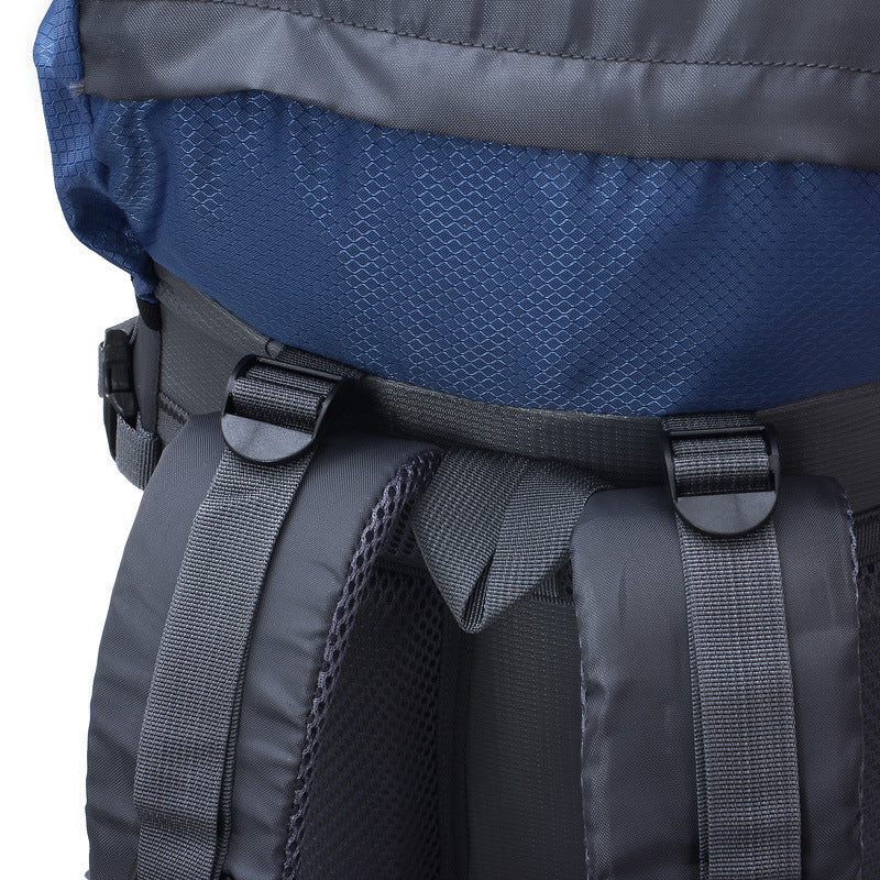 60L Waterproof Outdoor Shoulder Bag with Rain Cover – Lightweight Camping & Hiking Gear for All-Weather Adventure
