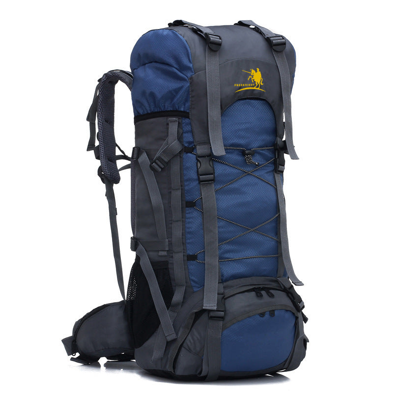 60L Waterproof Outdoor Shoulder Bag with Rain Cover – Lightweight Camping & Hiking Gear for All-Weather Adventure