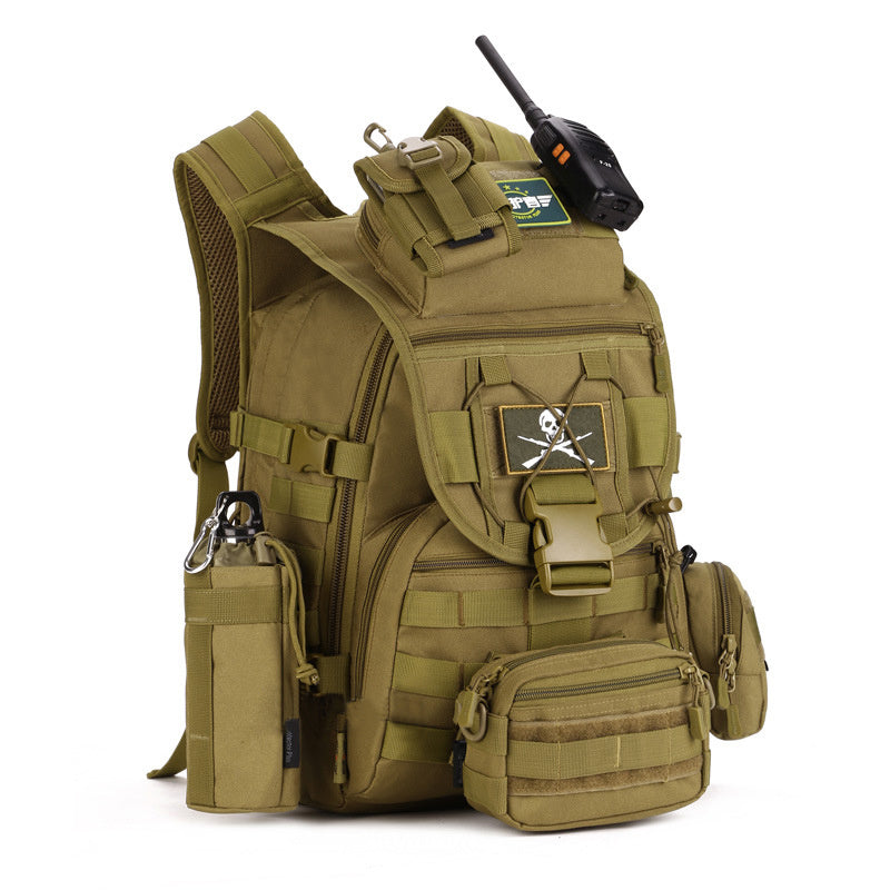 Professional 36-55L Outdoor Backpack – Digital Camouflage, Wear-Resistant Nylon for Mountain Climbing, Waterproof & MOLLE Compatible