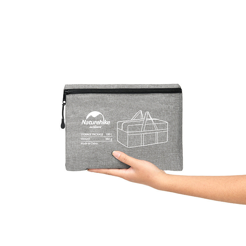 Outdoor Camping Equipment Storage Bag – Durable Plaid Oxford Cloth, 780x390x340mm, Casual Style for Gear Organization
