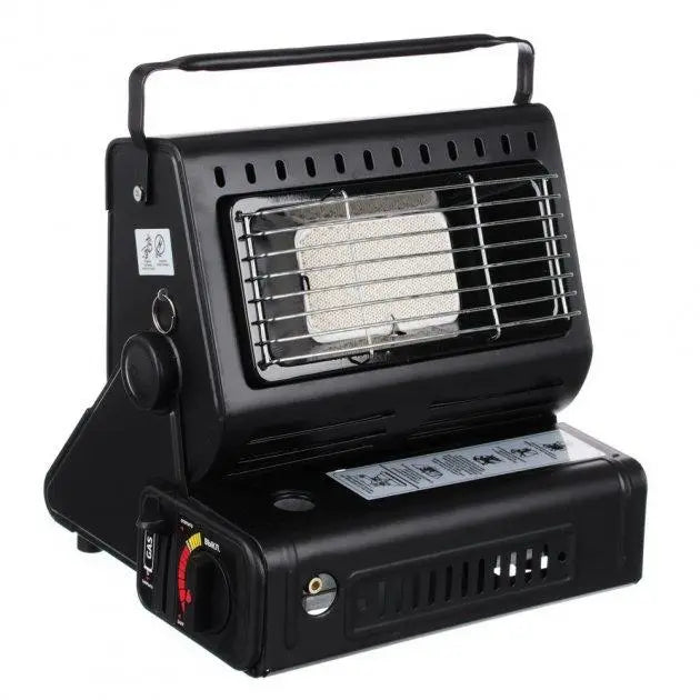Multifunctional Tent Heater & Roasting Stove, Dual Gas Portable Heater for Outdoor Use