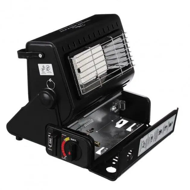 Multifunctional Tent Heater & Roasting Stove, Dual Gas Portable Heater for Outdoor Use