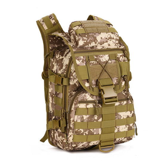 Professional 36-55L Outdoor Backpack – Digital Camouflage, Wear-Resistant Nylon for Mountain Climbing, Waterproof & MOLLE Compatible