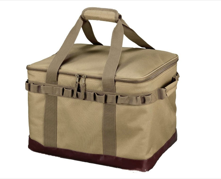 Foldable Waterproof Camping Storage Bag – 55L Canvas with Dry/Wet Separation, Durable & Multifunctional