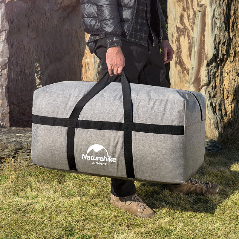 Outdoor Camping Equipment Storage Bag – Durable Plaid Oxford Cloth, 780x390x340mm, Casual Style for Gear Organization