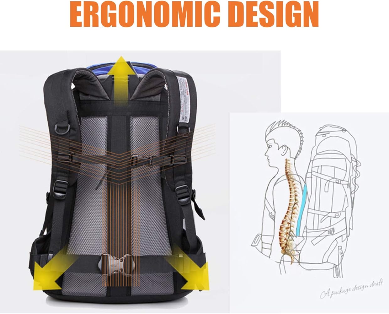 40L Outdoor Hiking Backpack – Durable and Lightweight, Perfect for Camping & Adventure