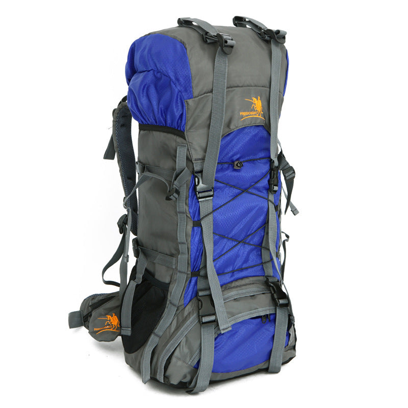 60L Waterproof Outdoor Shoulder Bag with Rain Cover – Lightweight Camping & Hiking Gear for All-Weather Adventure