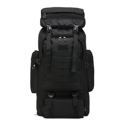 Large Capacity Oxford Cloth Outdoor Sports Mountaineering Bag – 72x34x17cm, Breathable & Shockproof, Camouflage Pattern