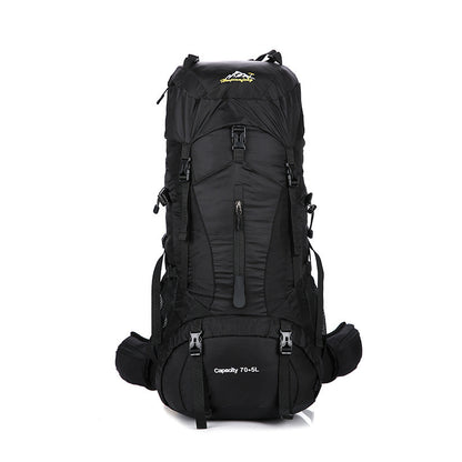 Professional Mountaineering Backpack – Large Capacity Outdoor Camping Bag with Zipper Pocket & Computer Sleeve, Gender-Neutral