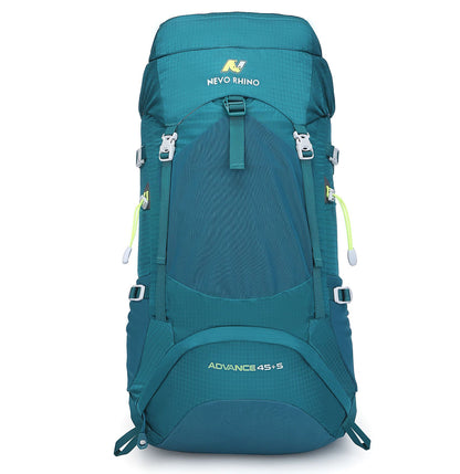 Waterproof Nylon Camping & Hiking Backpack – 55L Lightweight Unisex Outdoor Sports Bag for Running & Mountaineering