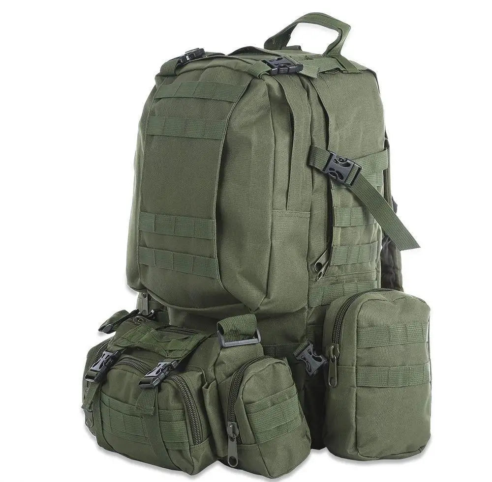 50L Waterproof Tactical Backpack for Camping & Hiking – Military-Grade Survival Gear, Molle System, Fall Outdoor Travel Ready