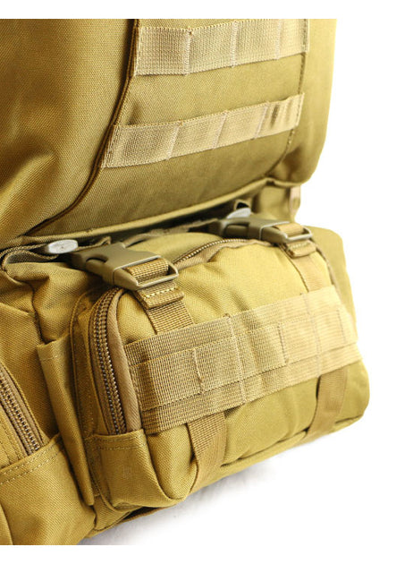 Men's Tactical Travel Backpack – Large Army Camouflage Oxford Cloth, Dual-Shoulder Mountaineering Bag for Outdoor Adventures