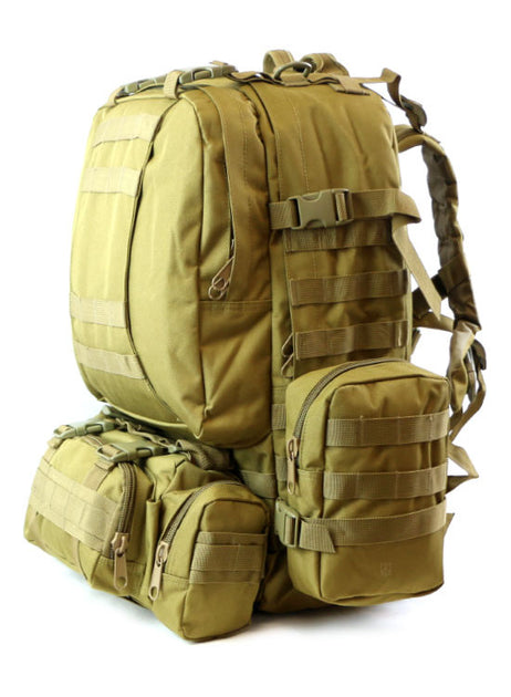 Men's Tactical Travel Backpack – Large Army Camouflage Oxford Cloth, Dual-Shoulder Mountaineering Bag for Outdoor Adventures