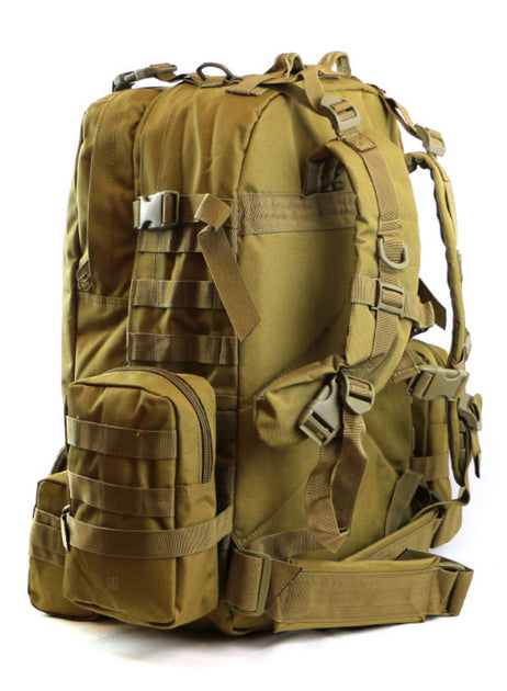 Men's Tactical Travel Backpack – Large Army Camouflage Oxford Cloth, Dual-Shoulder Mountaineering Bag for Outdoor Adventures