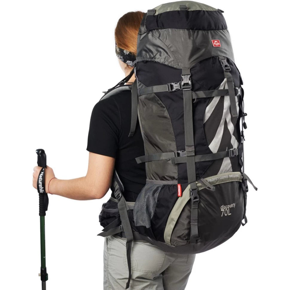 Waterproof 70L Hiking Backpack Naturehike 70 – Outdoor Nylon Rucksack for Professional Mountaineering