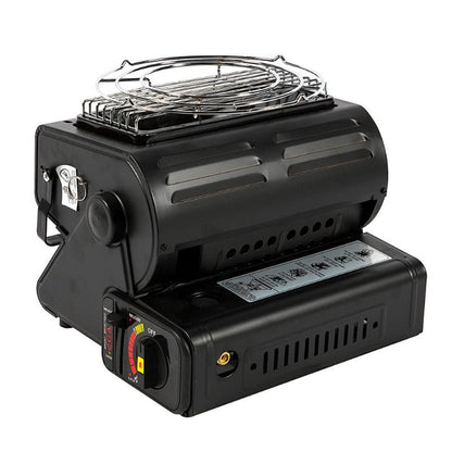 Multifunctional Tent Heater & Roasting Stove, Dual Gas Portable Heater for Outdoor Use
