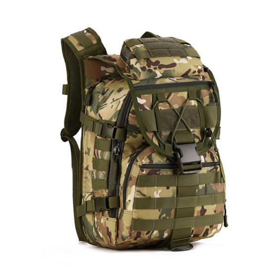 Professional 36-55L Outdoor Backpack – Digital Camouflage, Wear-Resistant Nylon for Mountain Climbing, Waterproof & MOLLE Compatible