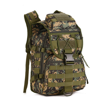 Professional 36-55L Outdoor Backpack – Digital Camouflage, Wear-Resistant Nylon for Mountain Climbing, Waterproof & MOLLE Compatible