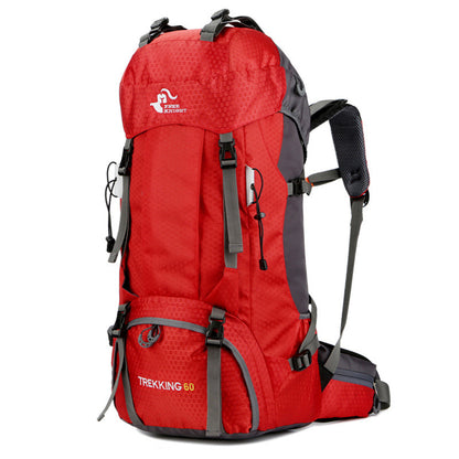 60L Waterproof Outdoor Shoulder Bag with Rain Cover – Lightweight Camping & Hiking Gear for All-Weather Adventure