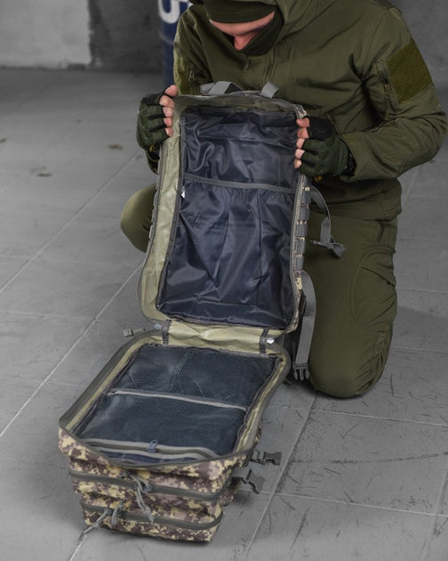 45L Military Tactical Backpack – Durable Oxford Cloth, High-Capacity Outdoor Gear, 30x30x50cm