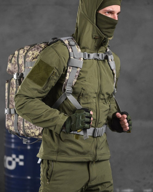 45L Military Tactical Backpack – Durable Oxford Cloth, High-Capacity Outdoor Gear, 30x30x50cm