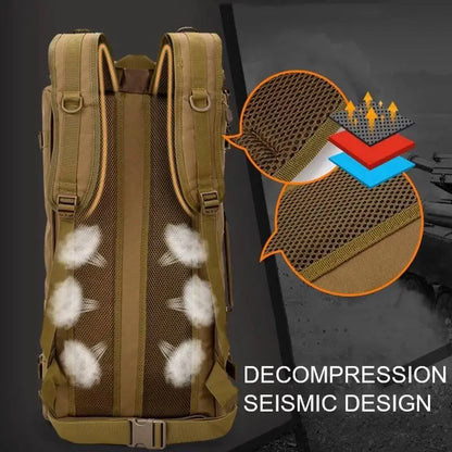 50L Multi-Function Outdoor Travel Backpack – Versatile Shoulder Bag for Sports, Hiking & Camping