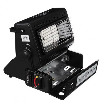 Multifunctional Tent Heater & Roasting Stove, Dual Gas Portable Heater for Outdoor Use