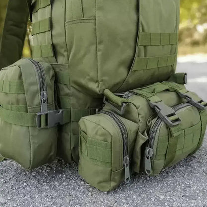 50L Waterproof Tactical Backpack for Camping & Hiking – Military-Grade Survival Gear, Molle System, Fall Outdoor Travel Ready