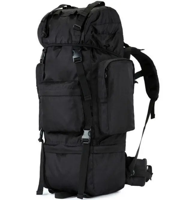 Large Capacity Oxford Cloth Outdoor Sports Mountaineering Bag – 72x34x17cm, Breathable & Shockproof, Camouflage Pattern
