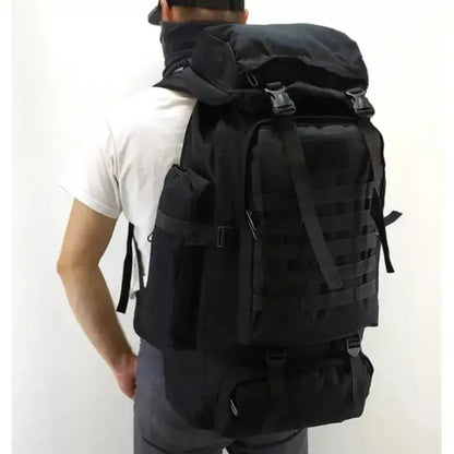 Large Capacity Oxford Cloth Outdoor Sports Mountaineering Bag – 72x34x17cm, Breathable & Shockproof, Camouflage Pattern