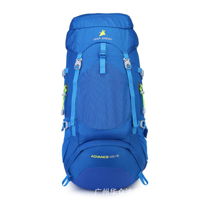 Waterproof Nylon Camping & Hiking Backpack – 55L Lightweight Unisex Outdoor Sports Bag for Running & Mountaineering