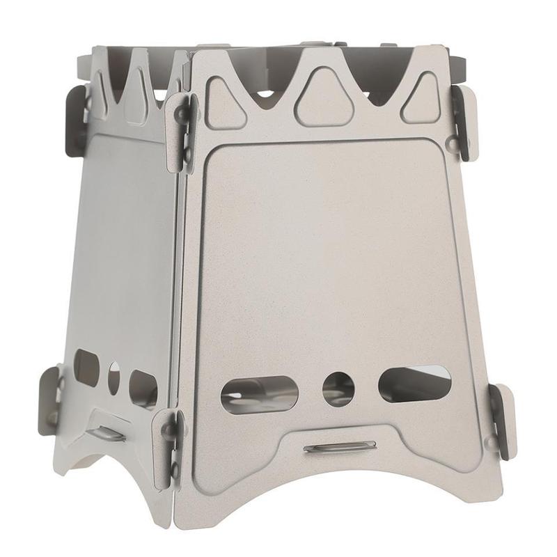 Cassette Stove Outdoor Camping Cookout Mini Stove, Multi-Purpose Charcoal Grill for 3-5 People