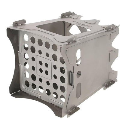 Cassette Stove Outdoor Camping Cookout Mini Stove, Multi-Purpose Charcoal Grill for 3-5 People