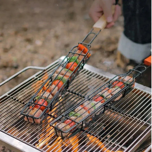 Cage Camping Meat and Vegetable Barbecue