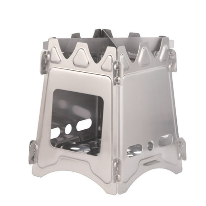 Cassette Stove Outdoor Camping Cookout Mini Stove, Multi-Purpose Charcoal Grill for 3-5 People