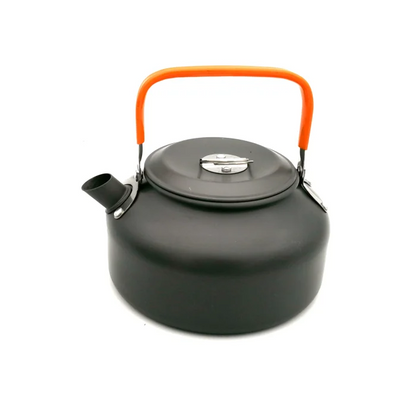 Compact Camping Cookware Set – Ultra-Light Kettle, Pot, Pan & Stove for 2-3 People, Perfect for Outdoor Survival