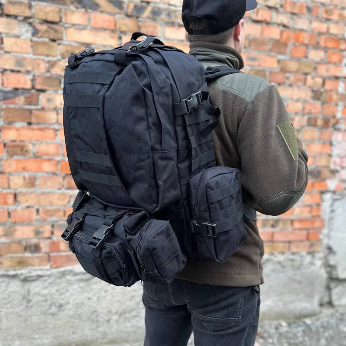 50L Waterproof Tactical Backpack for Camping & Hiking – Military-Grade Survival Gear, Molle System, Fall Outdoor Travel Ready