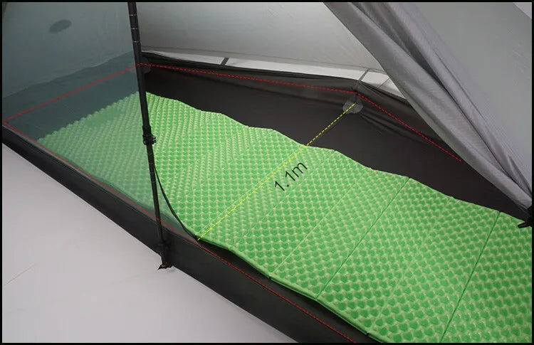 Ultralight Tent 3/4 Season Backpacking Tent for 1 Person, Waterproof Professional Tents for Camping