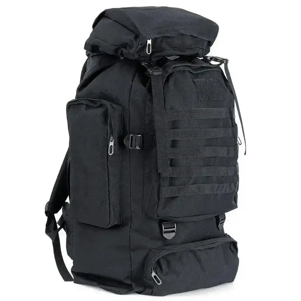 Large Capacity Oxford Cloth Outdoor Sports Mountaineering Bag – 72x34x17cm, Breathable & Shockproof, Camouflage Pattern